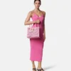Bolso tote pequeño La Medusa con corte láser Bolso tote pequeño La Medusa con corte láser