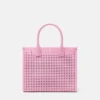 Bolso tote pequeño La Medusa con corte láser Bolso tote pequeño La Medusa con corte láser