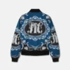 Bomber reversible de nylon estampado Bomber reversible de nylon estampado