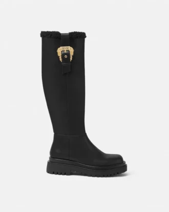 Botas altas hasta la rodilla con hebilla barroca Drew
