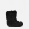 Botas de piel de oveja con lazo Gianni