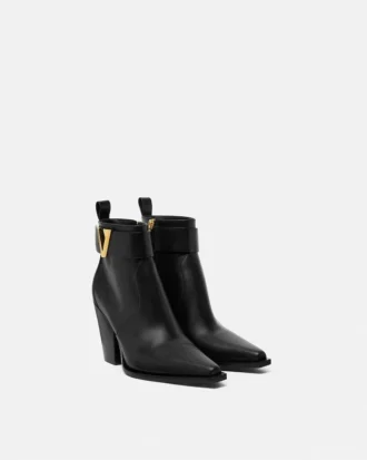 Botines de piel V 85 mm