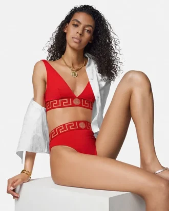 Braguita de bikini de talle alto ECONYL®