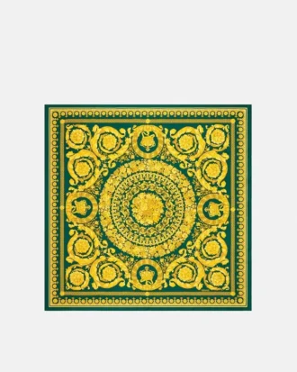 Bufanda de sarga de seda estampada, 90 cm Bufanda de sarga de seda estampada, 90 cm
