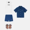 Camisa de algodón bordada para niño Camisa de algodón bordada para niño