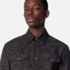 Camisa de denim jacquard Barocco