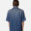 Camisa de denim Medusa Biggie