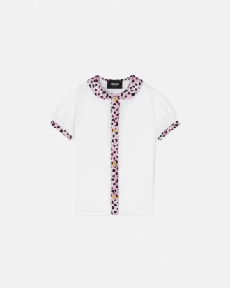 Camisa de jersey de algodón estampada para niño