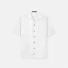 Camisa de mezcla de seda jacquard Camisa de mezcla de seda jacquard