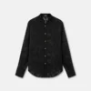 Camisa de noche de mezcla de seda con efecto pitón devoré