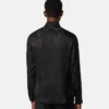 Camisa de noche de mezcla de seda con efecto pitón devoré
