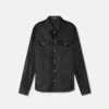 Camisa de popelín de algodón jacquard Camisa de popelín de algodón jacquard
