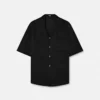 Camisa de popelín de algodón jacquard Camisa de popelín de algodón jacquard