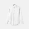 Camisa de popelín de algodón jacquard Camisa de popelín de algodón jacquard
