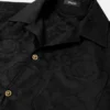 Camisa de popelín de algodón jacquard Camisa de popelín de algodón jacquard