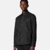 Camisa de popelín de algodón jacquard Camisa de popelín de algodón jacquard