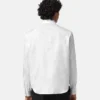 Camisa de popelín de algodón jacquard Camisa de popelín de algodón jacquard