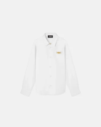 Camisa de popelín de algodón para niño
