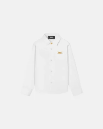Camisa de popelín de algodón para niño