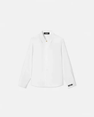 Camisa de popelín de algodón para niño