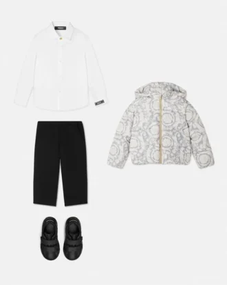 Camisa de popelín de algodón para niño