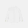 Camisa de popelín de algodón para niño Camisa de popelín de algodón para niño