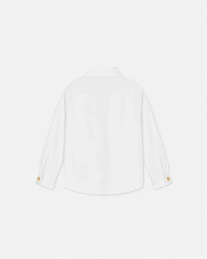 Camisa de popelín de algodón para niño Camisa de popelín de algodón para niño