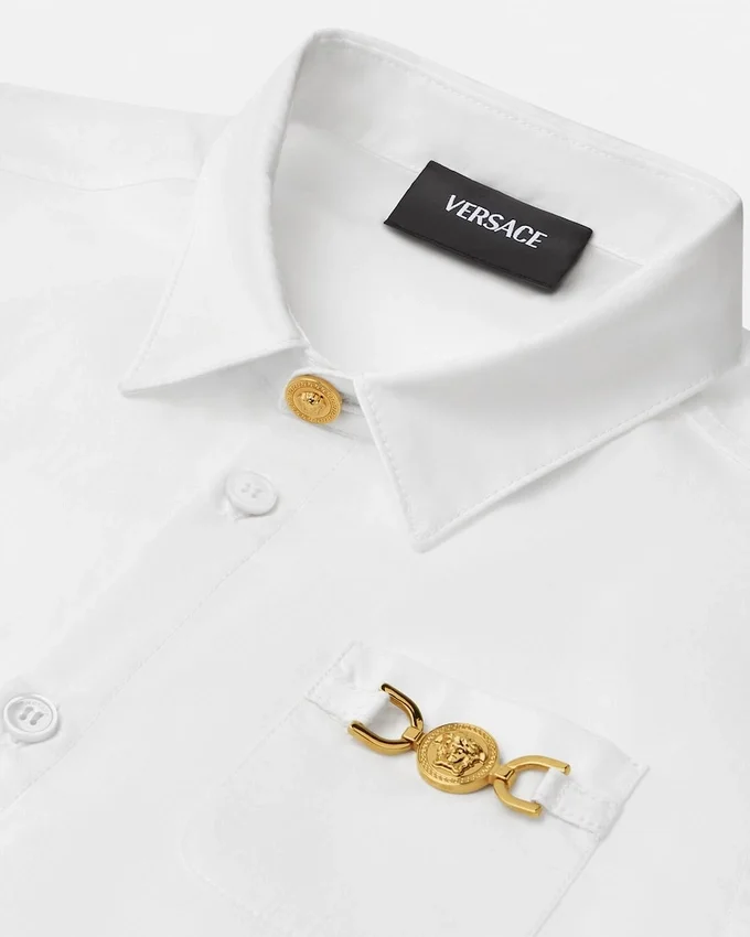 Camisa de popelín de algodón para niño Camisa de popelín de algodón para niño