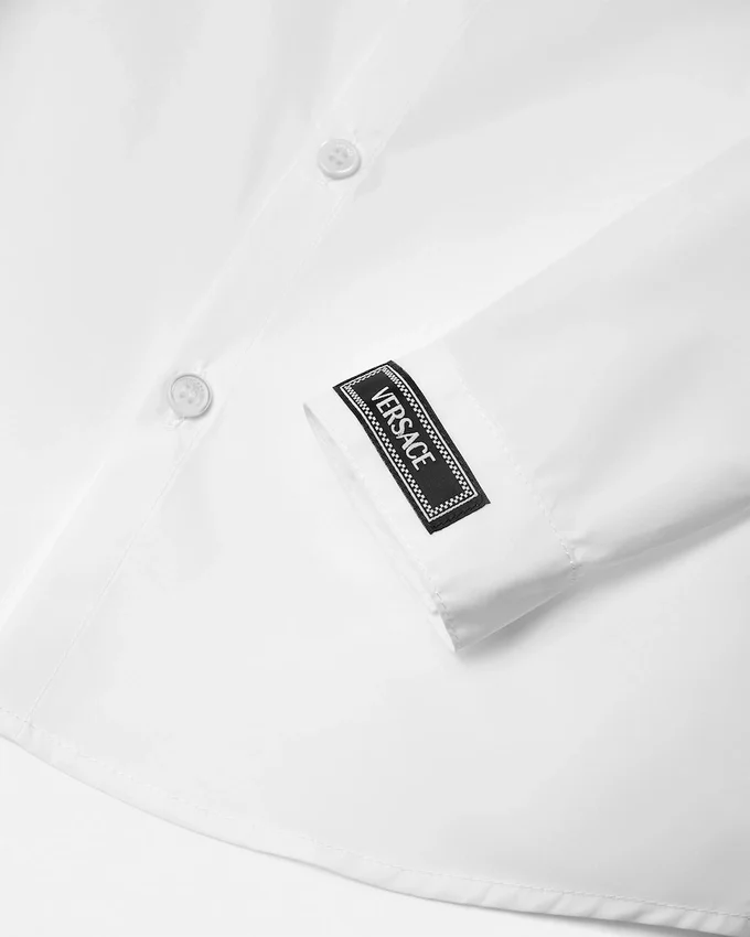 Camisa de popelín de algodón para niño Camisa de popelín de algodón para niño
