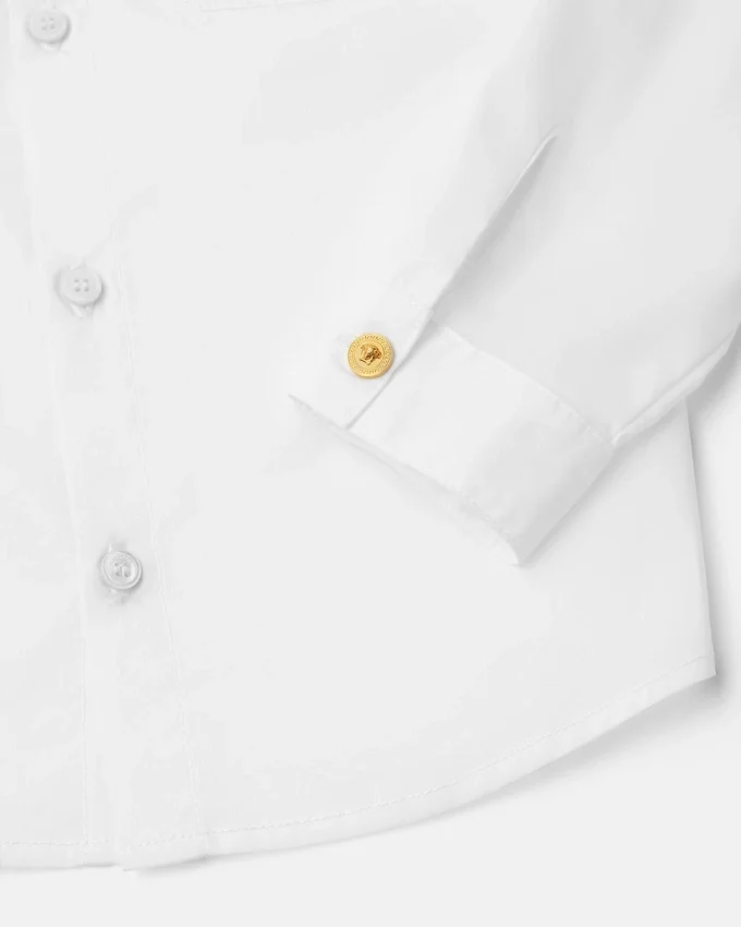Camisa de popelín de algodón para niño Camisa de popelín de algodón para niño