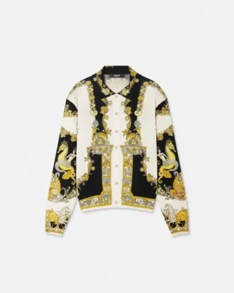 Camisa de punto de seda Coral Theatre