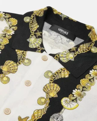 Camisa de punto de seda Coral Theatre