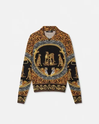 Camisa de punto de seda Wild Cats