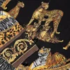 Camisa de punto de seda Wild Cats Camisa de punto de seda Wild Cats