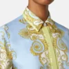 Camisa de sarga de seda estampada Camisa de sarga de seda estampada