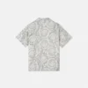 Camisa de sarga de seda estampada para niño Camisa de sarga de seda estampada para niño