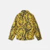 Camisa de sarga de seda estampada para niño Camisa de sarga de seda estampada para niño