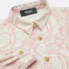 Camisa de sarga de seda estampada para niño