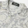 Camisa de sarga de seda estampada para niño Camisa de sarga de seda estampada para niño