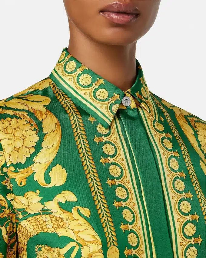 Camisa de seda Barocco Silk Camisa de seda Barocco Silk