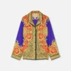 Camisa de seda Barocco Silk Cheetah
