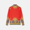 Camisa de seda Barocco Silk Cheetah