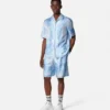 Camisa de seda con estampado barroco arquitectónico
