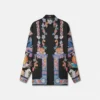 Camisa de seda Coral Theatre