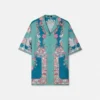 Camisa de seda Coral Theatre