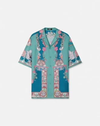 Camisa de seda Coral Theatre Camisa de seda Coral Theatre