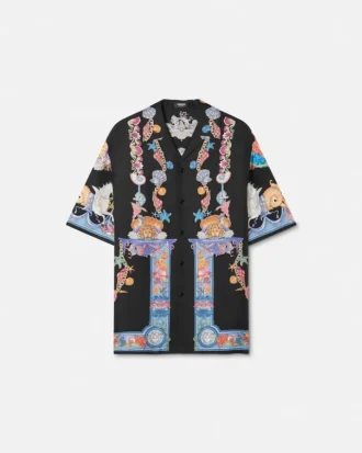 Camisa de seda Coral Theatre Camisa de seda Coral Theatre