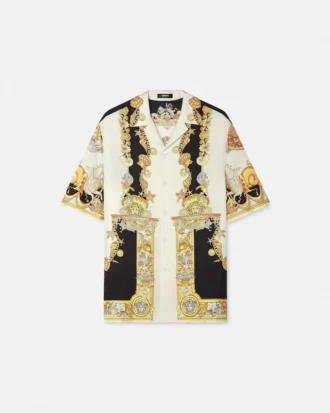 Camisa de seda Coral Theatre