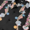 Camisa de seda Coral Theatre