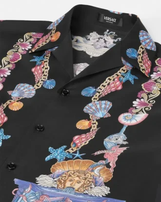Camisa de seda Coral Theatre Camisa de seda Coral Theatre